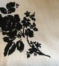 Tote bag. Flowers. Reusable tote bag. 
