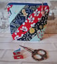 MULTI COLOURED PATCHWORK POUCH - Image 4