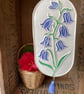 Large bluebell pottery hanging decoration - Image 6