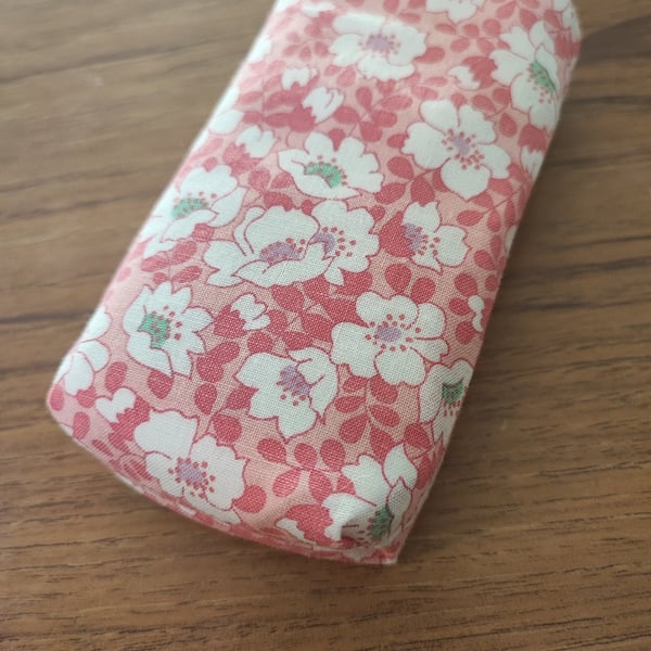 Tissue Holder Pink and White Flowers
