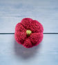 Cute pumpkin decoration crocheted in premium acrylic yarn - Image 6