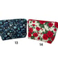 Liberty fabric cosmetics pouch ,small floral washbag, waterproof zip travel bag - Image 7