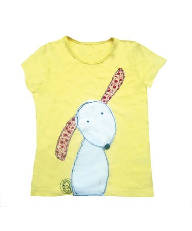 Girls Rabbit T-Shirt, Bunny T-shirt, Easter Gift