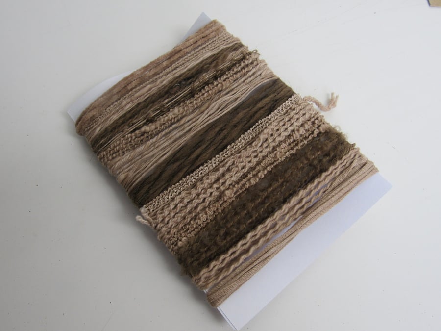 Large Dark Brown Onion Natural Dye Textured Thread Pack