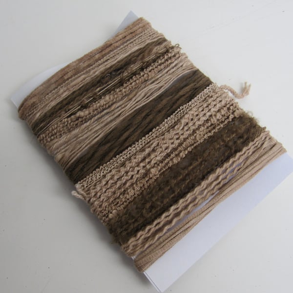Large Dark Brown Onion Natural Dye Textured Thread Pack
