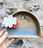 Perfectly Imperfect Evening Star Ceramic wall shrine