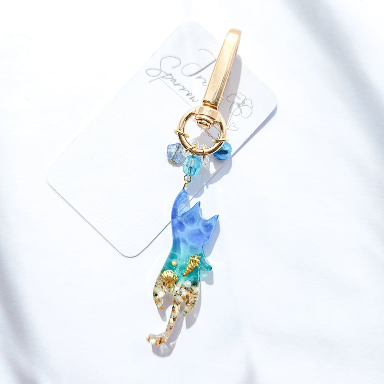 Ocean Cat Keyring