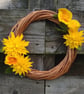 Willow wreath with flowers - Image 1