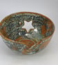 Large stoneware Yarn Bowl Knitting Crochet Bowl 7 layers of Lead free Glaze  - Image 4