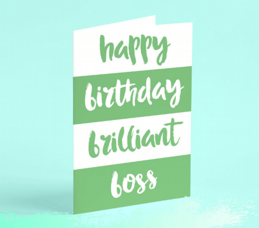 boss birthday card printable birthday card for manager