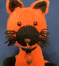 Halloween Orange and Black Cat – shelf decoration gift - Image 5