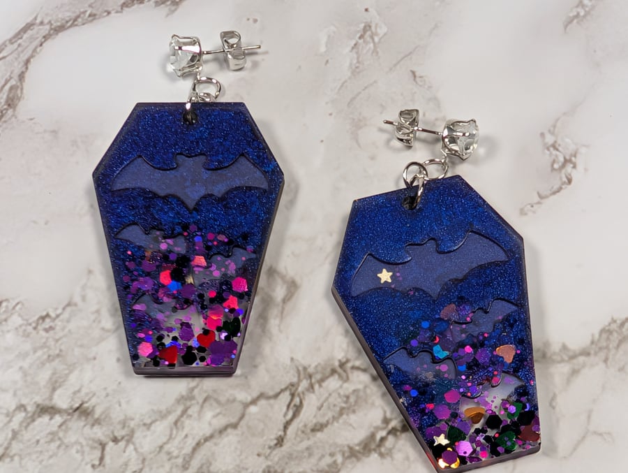 Coffin Earrings - Halloween Collection