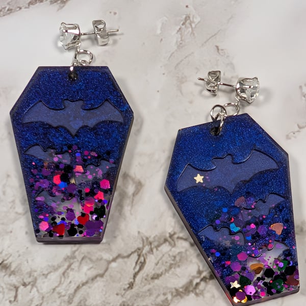 Coffin Earrings - Halloween Collection