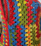 Rainbow Crochet Top 100% Cotton Small  - Image 3