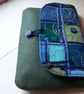Textile art clutch bag with hand and machine embroidery - Image 4