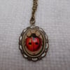 Ladybird Cameo Pendant