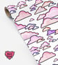 Fluffy pink and lilac Cloud wrapping paper - Image 4