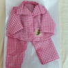 Pink checked PJ's