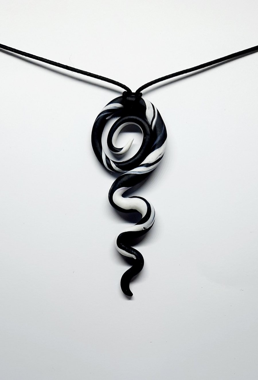 Polymer clay pendant 