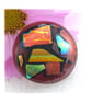 Patchwork Dichroic Fused Glass Brooch 011 Handmade  - Image 3