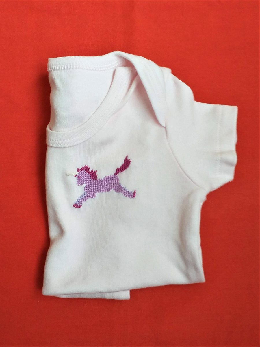 Unicorn Vest age 0-3 months