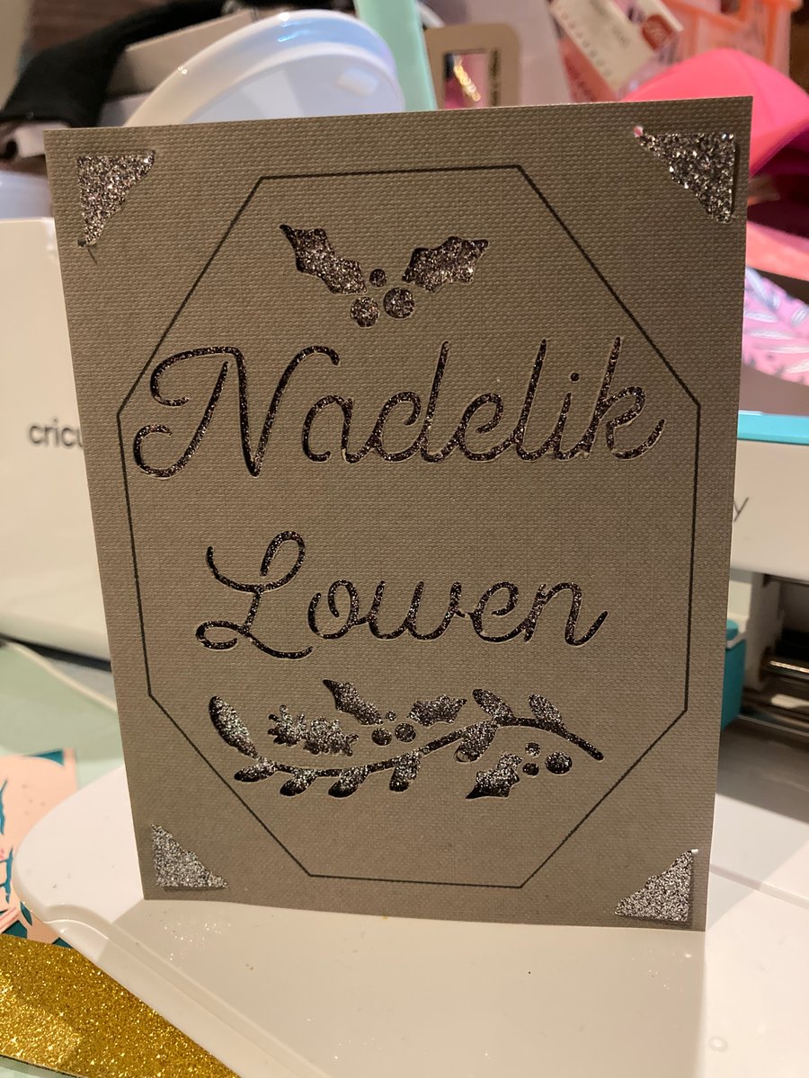 A single Cornish Christmas card