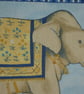 Elephant Print Project Holder. Lined Purse. Zipped Holdall. - Image 5