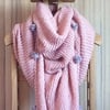 Luxury Oversized wrap with Pom Pom 's