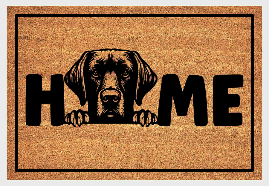 Plott Hound Home Door Mat - Plott Hound Welcome Mat - 3 Sizes