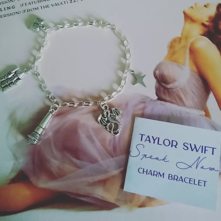 Speak Now Taylor Swift Charm Bracelet