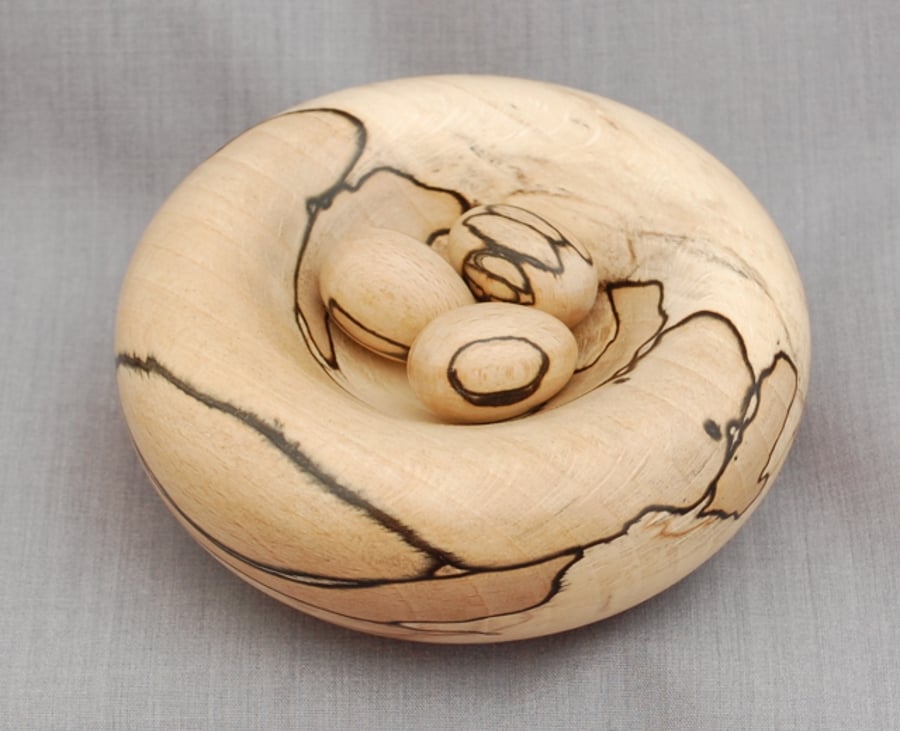 Charming Nest with Eggs