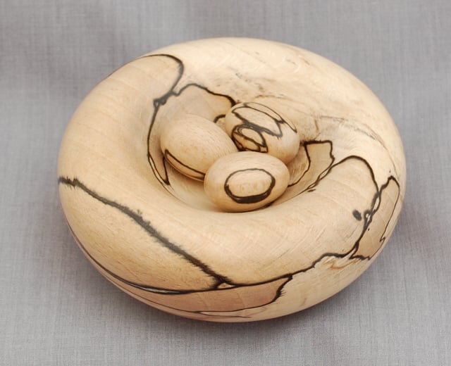 Charming Nest with Eggs