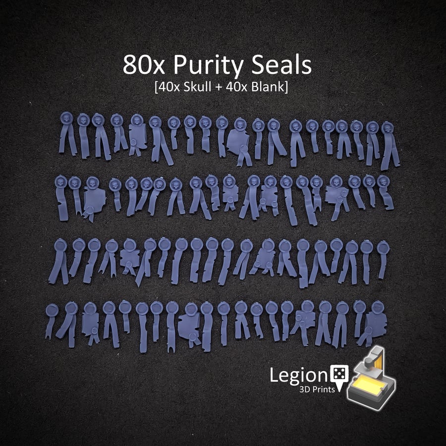 80x Purity Seals Oaths Papers Scenery Pack - Wargaming Model Bits Warhammer 40k