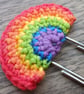 Rainbow crochet bookmark - Image 3