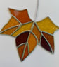 Stained Glass Maple Leaf Suncatcher - Handmade Hanging Window Decoration  - Image 6