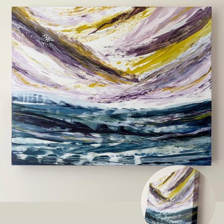 Perfectly Imperfect Original Seascape Painting - Sample 236