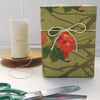 SALE - Japanese Quince Gift Wrapping Paper - Pack of FIVE Sheets
