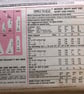 A vintage sewing pattern for a misses' top, skirt and trousers in size 10  - Image 2