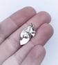 Sterling silver pendant with leaves - Image 7