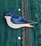 Swallow Bird ceramic Brooch - Image 5