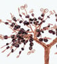 Wire Garnet Tree Sculpture - Image 2