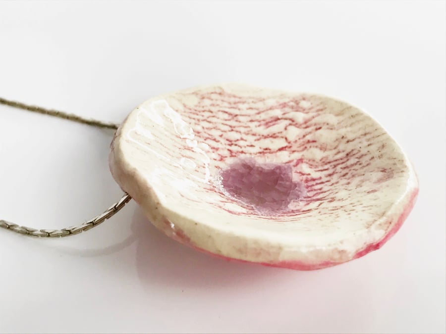 Raspberry Ripple Necklace
