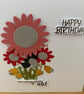 Handmade Floral Birthday Card – "Let the Day Grow Wild" - Image 2