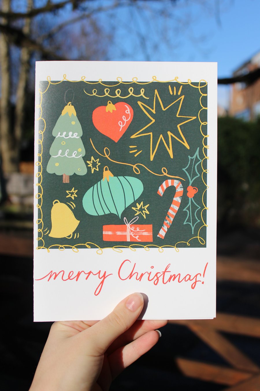 Illustrated Christmas card