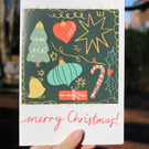 Illustrated Christmas card