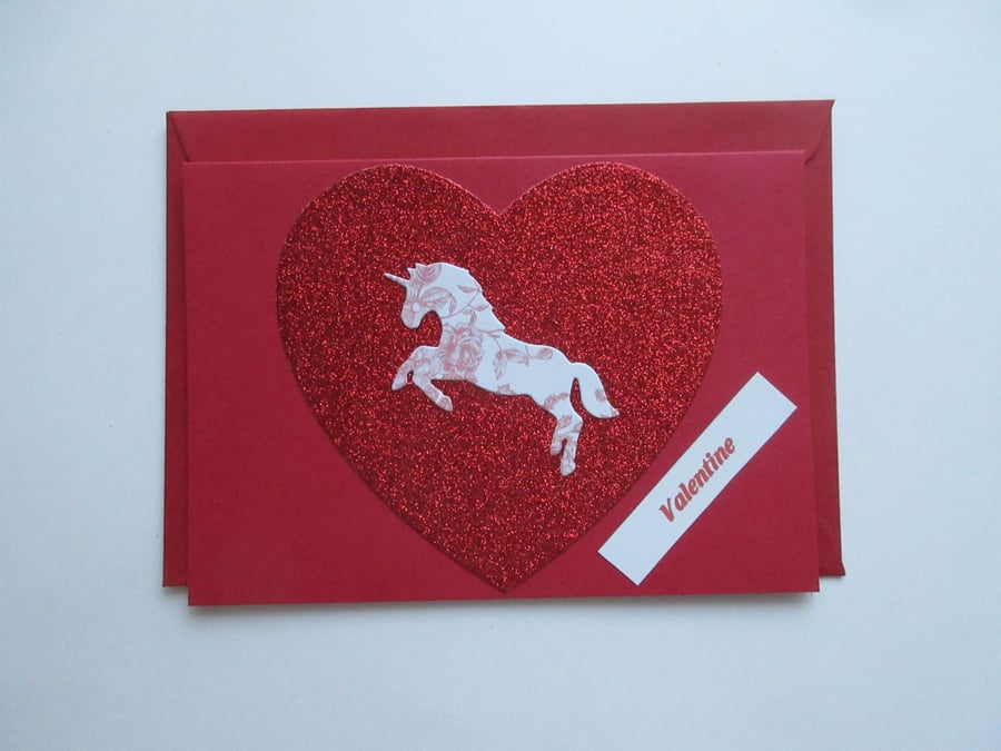 Valentine's Day Card Horse Pony