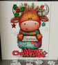 Highland Cow Christmas Card  - Image 3