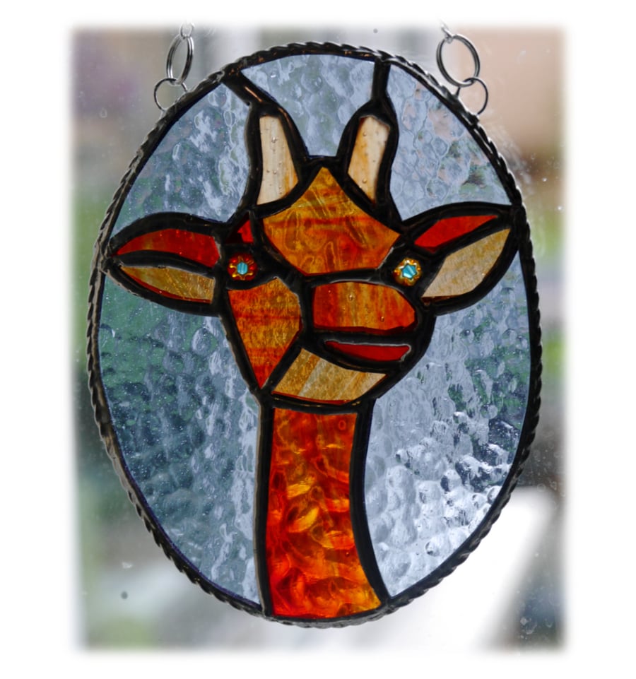 Giraffe -  Suncatcher Stained Glass giraffe