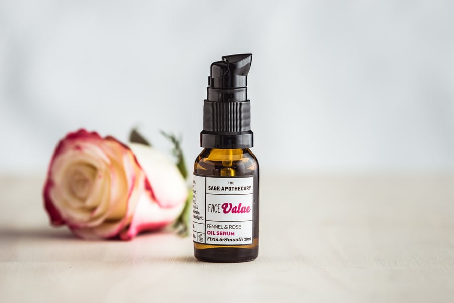 Face Value Vegan Oil Serum – Fennel & Rose 20ML