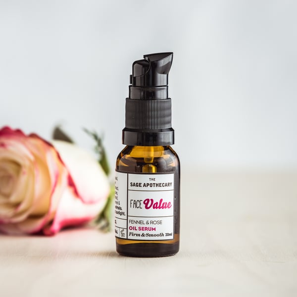 Face Value Vegan Oil Serum – Fennel & Rose 20ML